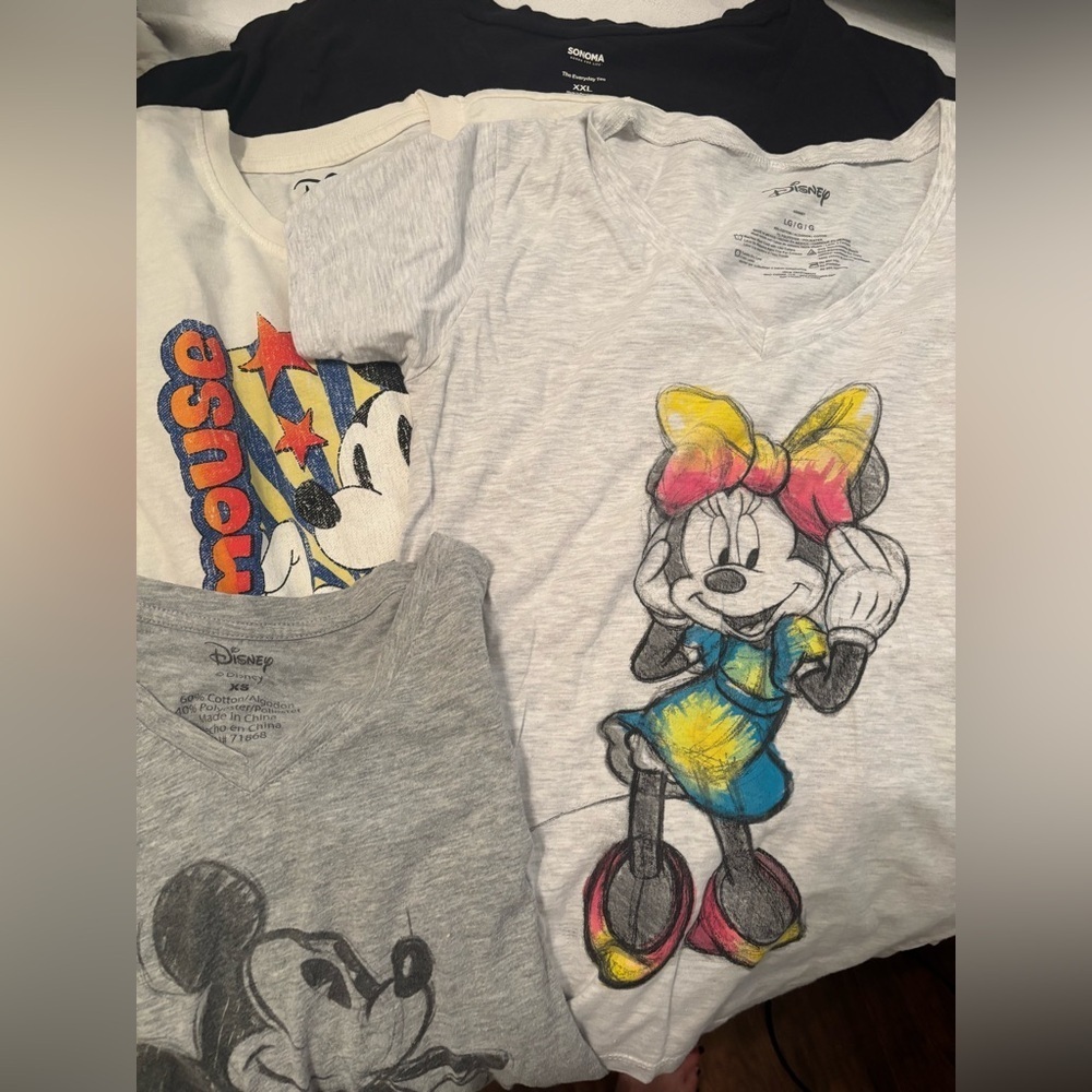 Family pack! 6 Disney shirts XS-XXL